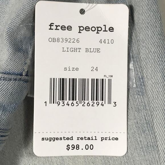 Free People Lovers Knot High Waist Skinny Jeans - Picture 9 of 9